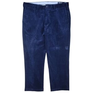 Polo Ralph Lauren Corduroy Pants Mens 36x27 Navy Blue Classic Fit‎ Thick Cotton